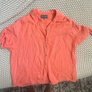 Michael Stars - Gauze Cotton Button Down - Short sleeve